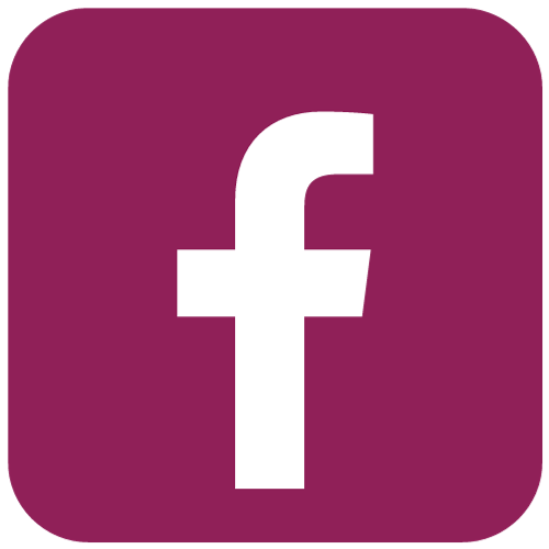 the facebook logo, an 'f'